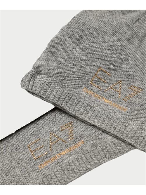 EA7 women's scarf and hat set in wool blend EMPORIO ARMANI EA7 | 282000-4F20004248